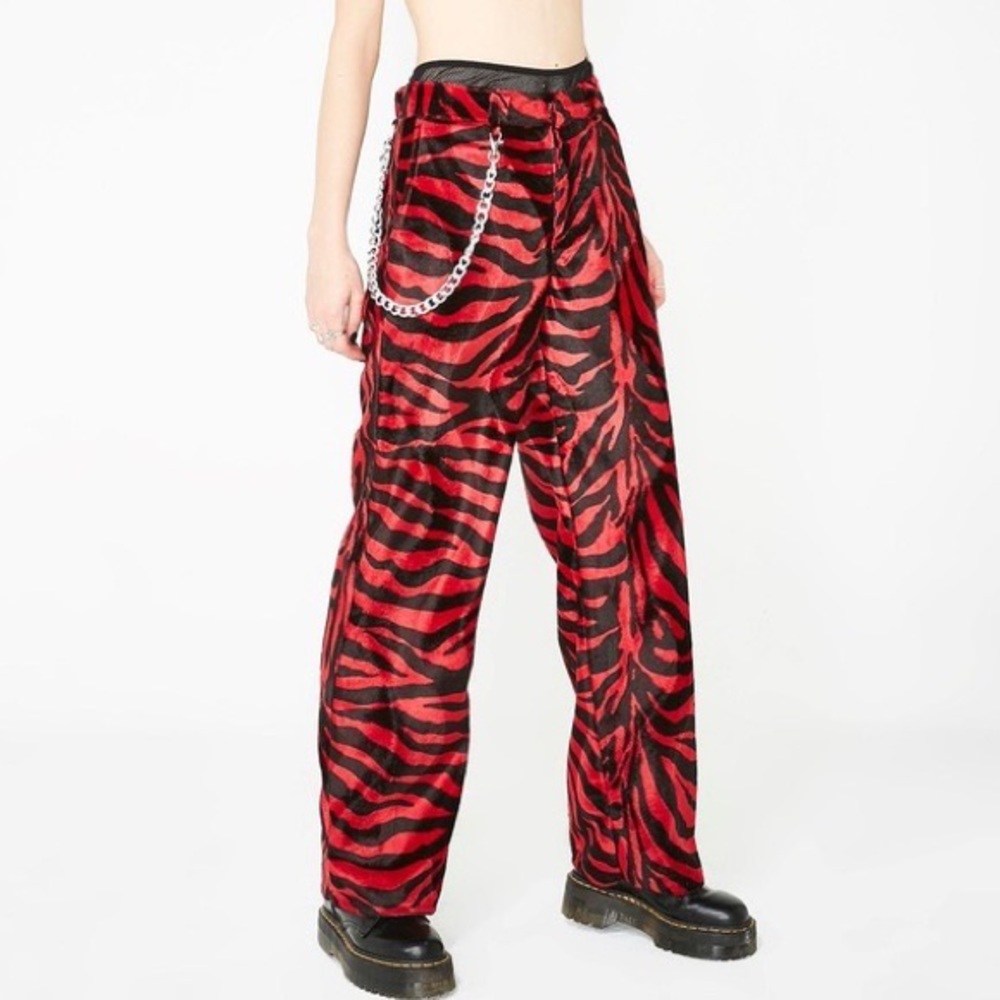 Omighty Zebra Print Trouser